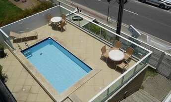 Imagem: Beira mar do Cabo Branco, vista mar c varanda