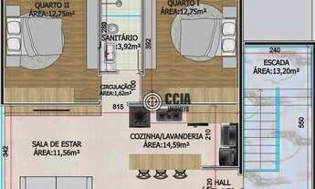 Imagem 2: Apartamento com 2 dormitórios para alugar, 104 m² por R$ 2.500,00/mês - Conjunto A - Foz d