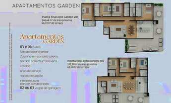 Imagem 6: Apartamento garden 4 suítes 3 vagas Caiobá