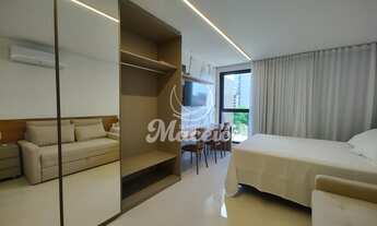 Imagem 5: Studio mobiliado com vista para o mar da Jatiúca. Um brinde à beleza e ao requinte