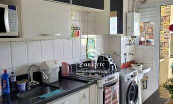 Imagem 5: Apartamento com 2 dormitórios para alugar, 56 m² por R$ 3.108,00/mês - Campestre - Santo A