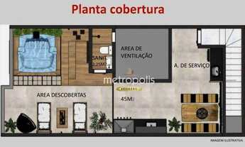 Imagem: Cobertura à venda, 84 m² por R$ 471.000,00