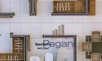 Imagem 3: Apartamento com 3 dormitórios para alugar, 78 m² por R$ 4.600,00/mês - Cidade Universitári