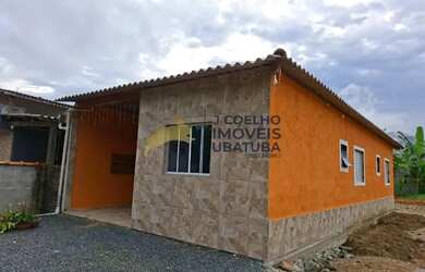 Imagem 2: Casa a venda com 3 dormitórios + 2 banheiros - Bairro Angelin - Ubatuba Casa nova - simple