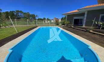 Imagem 5: Casa com piscina + 5 dorm.( sendo que 4 são suítes) - 410 m² - venda por R$ 2.250.000 ou a