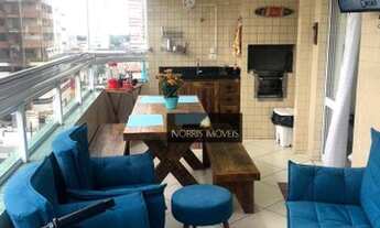 Imagem 3: Apartamento com 3 dormitórios à venda, 127 m² por R$ 550.000 - Vila Guilhermina - Praia Gr