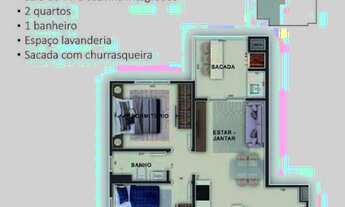 Imagem 3: Apartamento à venda 2 quartos face mar Matinhos/PR