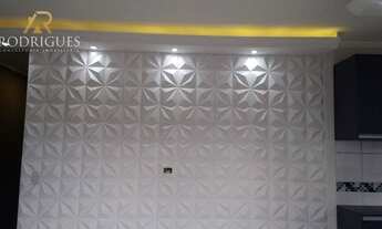 Imagem 7: Linda casa, Cozinha planejada em mármore esculpido, iluminação em Led, sanka de gesso!!!