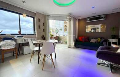 Imagem 3: Apartamento Duplex com 2 dormitórios à venda, 80 m² por R$ 810.000,00 - Ponta da Praia - S