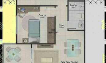 Imagem: Apartamento à venda, 2 quartos, 1 suíte