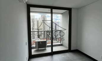 Imagem 3: Studio novo com sacada e mobiliado de 20m² para locação, localizado no bairro do Tatuapé