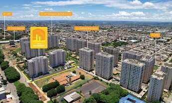 Imagem 2: NA - Torres do Poente apartamentos com 2 quartos e varanda na QNO 12 - Ceilândia Norte