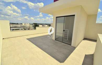 Imagem 2: Sobrado novo em condomínio, 03 quartos sendo uma suíte. Terraço amplo com área gourmet!