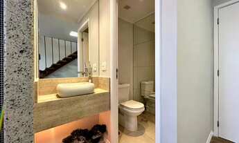 Imagem 5: Maravilhoso apartamento duplex varanda living lavabo cozinha americana suíte garagem e laz