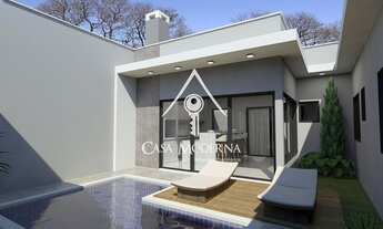 Imagem 6: Casa nova, terra com piscina e área gourmet, acabamento alto padrao