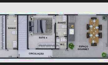 Imagem 2: Casa Nova à venda na Ponta da Praia em Santos