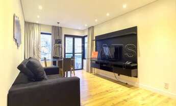 Imagem 2: Flat Conde Luciano com 45m², 1 dorm e 1 vaga de garagem disponível para locação em Higienó