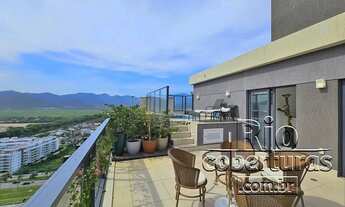 Imagem 2: Cobertura à venda no Recreio. Barra Bonita. Nova. Vista panorâmica. 4 Quartos