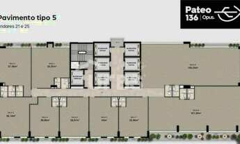 Imagem 6: SALA OPUS PATEO 136 - 25 ANDAR - 57,98 m2