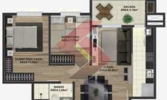 Imagem 4: Apartamento em ótima localização, com 2 dormitórios - Centro / Canoas