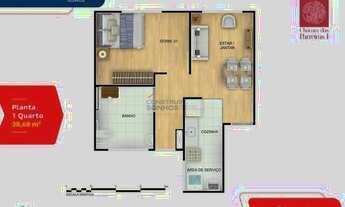 Imagem 6: Apartamento à venda, 2 quartos, 1 vaga, Tatuquara - Curitiba/PR