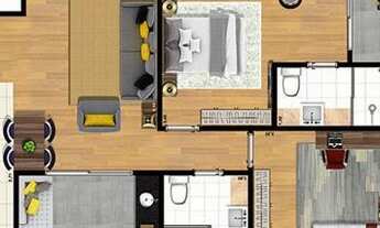 Imagem 7: Apartamento para venda com 1 quarto ou studio no Jd Aquarius
