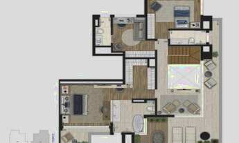 Imagem 2: APARTAMENTOS DE 4 SUITES E 5 VAGAS - LAKE PARQUE IBIRAPUERA