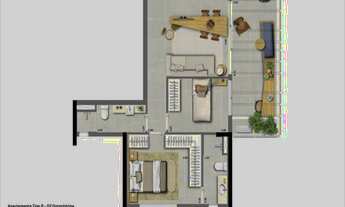 Imagem 4: APARTAMENTO DE 2 DORMITORIO 1 VAGA - CASA OMAGUAS