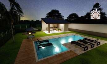 Imagem 4: Linda chácara em fase de construção, aceita financiamento, 3 suítes, piscina, paisagismo à