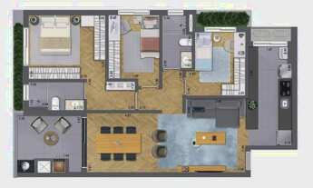 Imagem 5: APARTAMENTO com 2 dormitórios à venda por R$ 851.801,19 no bairro Bigorrilho - CURITIBA