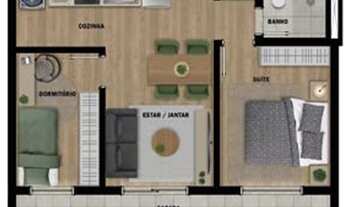 Imagem 4: APARTAMENTO com 2 dormitórios à venda por R$ 348.561,36 no bairro Vila Izabel - CURITIBA