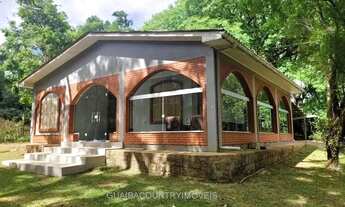 Imagem 2: Sítio espetacular, área plana, excelente localização, casa em alvenaria mobiliada, salão d