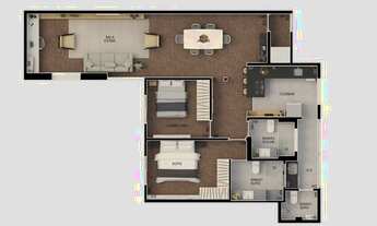Imagem 5: Apartamento na Consolação, 2 dormitórios, sendo 1 suíte, sem vaga