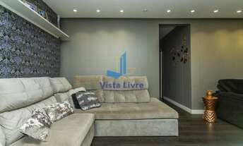 Imagem 5: Apartamento mobiliado na Vila Anastácio com 3 quartos, 2 vagas, imóvel no 11° andar com vi