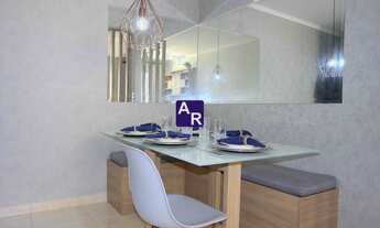 Imagem 5: Apartamento 2 dormitórios novo com piso 47m2 1 vaga Condomínio com piscina e segurança pró