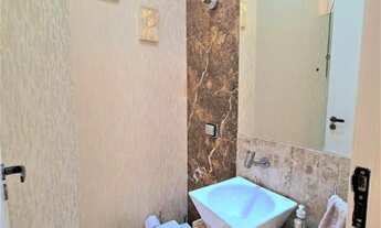 Imagem 6: Casa-Geminada-201m²-3quartos-3vagas-sala-pé-direito-de-3-90m²-área-goumet-ampla-para-Venda