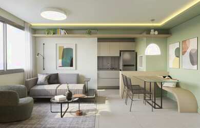 Imagem 3: PROJETO FANTÁSTICO de lofts, 1 e 2 dormitórios com infra estrutura de resort! Ótima locali