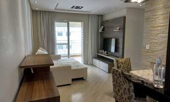 Imagem 4: Apartamento para venda possui 77 metros, terraço Gourmet, 3 quartos, suíte, 2 vagas e laze