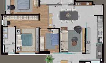 Imagem 6: APARTAMENTO com 2 dormitórios à venda por R$ 1.137.000,00 no bairro Cabral - CURITIBA / PR