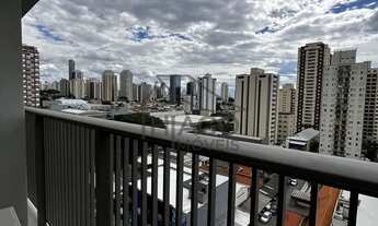 Imagem 6: Studio novo com sacada e mobiliado de 20m² para locação, localizado no bairro do Tatuapé