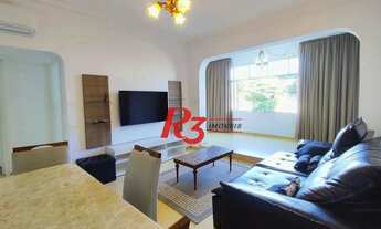 Imagem 2: Apartamento com 1 dormitório para alugar, 78 m² por R$ 4.000,00/mês - Boqueirão - Santos/S