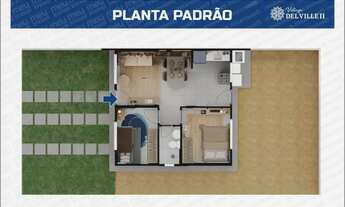 Imagem 2: RSA94 06- VILLAGE DEL VILLE 2 Até R$ 55.000 de subsídio, casa com quintal e lazer completo