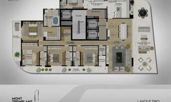 Imagem 6: Ed. Mont Tremblant Residence 300m², 4 suítes, 1 por andar, 4 vagas - Doutor Imoveis