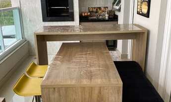 Imagem 7: Apartamento no Condomínio Brasil Beach, de 155 m², 03 Suítes - repleto em planejados. A v