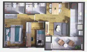 Imagem 5: APARTAMENTO com 2 dormitórios à venda por R$ 451.270,25 no bairro Água Verde - CURITIBA