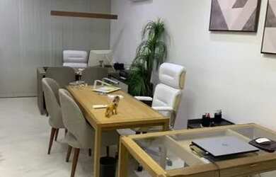 Imagem 7: Sala PREMIUM 36 m² Piso TRAVERTINO italiano 2 ar-condicionado split Móveis TODESCHINI Casa