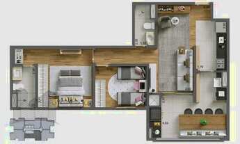 Imagem 6: Apartamento com 2 quartos, 68m², à venda em São Paulo, Santo Amaro