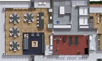 Imagem 2: APARTAMENTO com 2 dormitórios à venda por R$ 451.270,25 no bairro Água Verde - CURITIBA