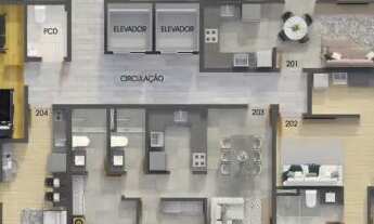 Imagem 7: Flat em Manaíra perto da praia com 1 quarto e área de lazer