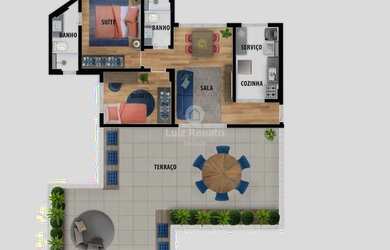 Imagem 7: Apartamento à venda 2 quartos 1 suíte 1 vaga - Santa Efigênia